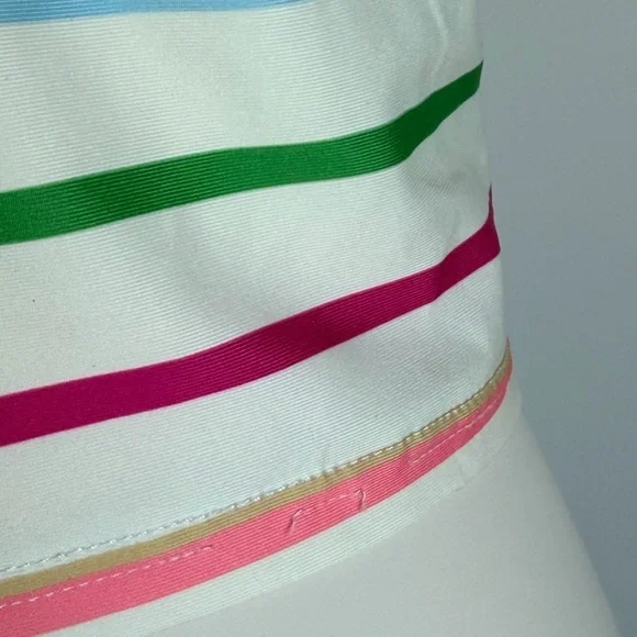 Kate Spade Sport or Swim Striped Multicolor Crop Top Small - Picture 12 of 14